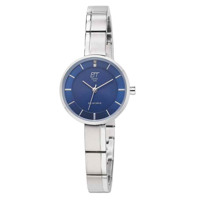 ETT Eco Tech Time ELS-12149-32M Women's Wristwatch Solar Diamond Lady Blue 4260736032294