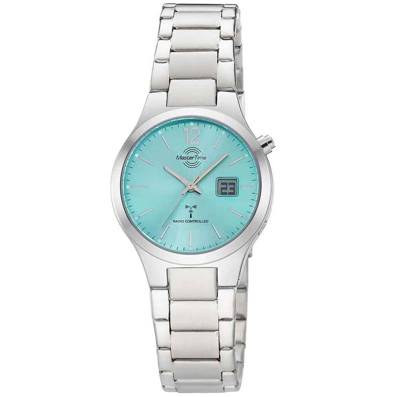 Master Time MTLA-10913-81M Damen-Funkuhr Lady Line Türkis 4260736034663