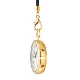 Master Time MTGA-10939-12M Talking Pocket Watch Radio-Controlled Gold Tone