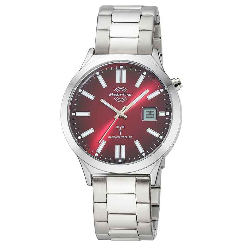 Master Time MTGA-10945-81M Herrenuhr Funk Colorline Rot 4260736036032