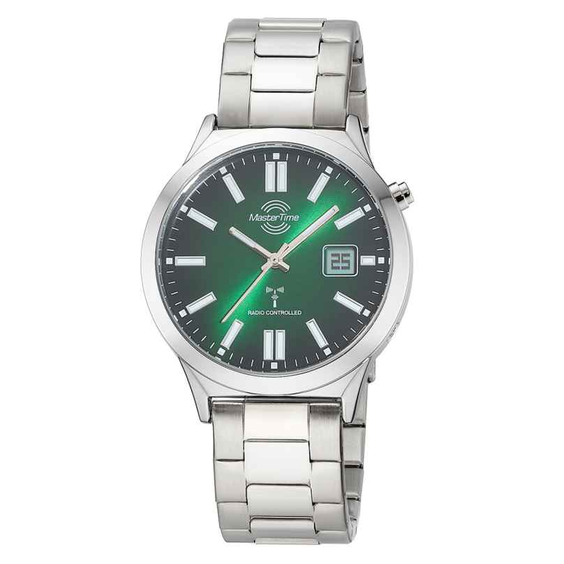 Master Time MTGA-10944-81M Funkuhr für Herren Colorline Grün 4260736036025