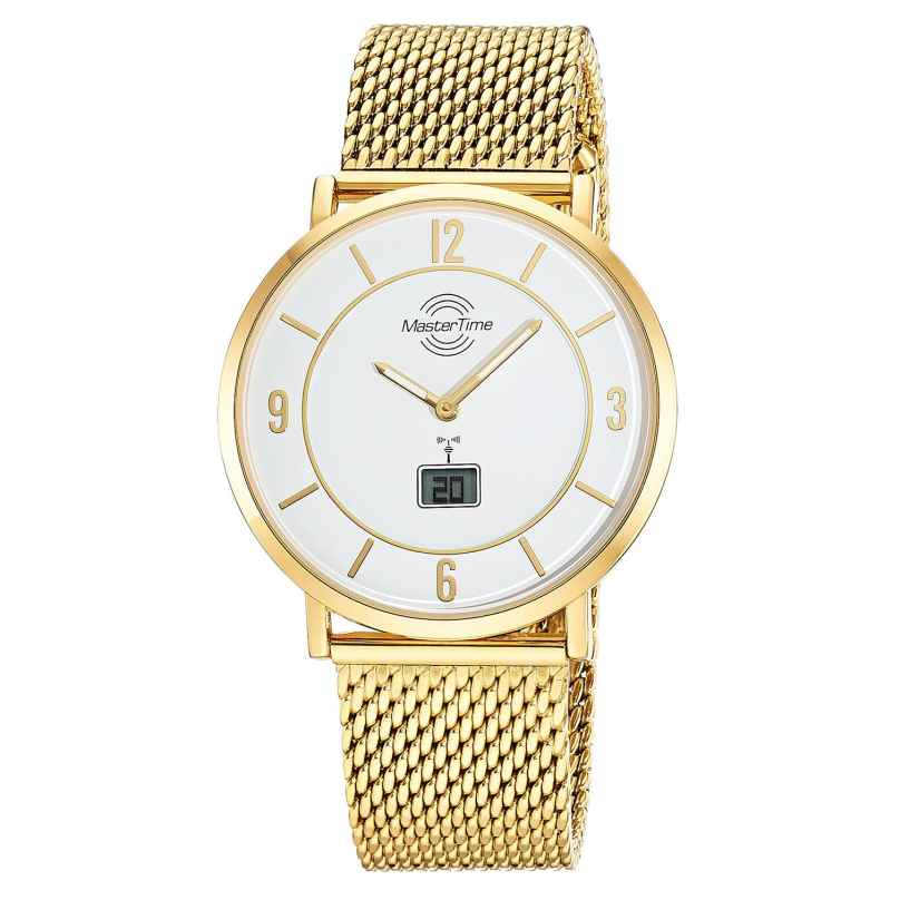 Master Time MTGA-10948-12M Men's Radio-Controlled Watch Advanced Gold Tone 4260736036124