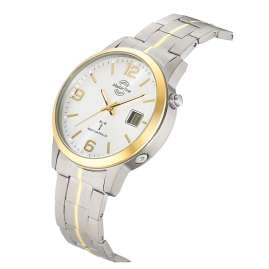 Master Time MTGT-10955-42M Men's Radio-Controlled Watch Expert Titan Two Tone