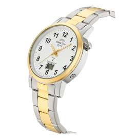 Master Time MTGA-10956-12M Herren-Funkarmbanduhr Basic Bicolor