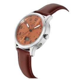 Master Time MTGA-10959-82L Men's Watch Radio-Controlled Super Power Aviation Brown