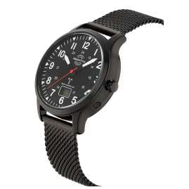 Master Time MTGA-10960-22M Herren-Funkuhr Super Power Aviation Schwarz