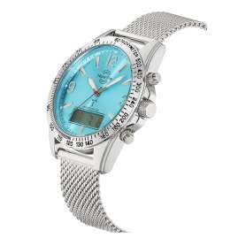 Master Time MTGA-10963-32M Herren-Funkuhr Sporty Big Date Chronograph Türkis