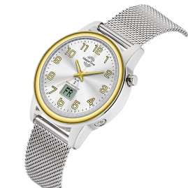Master Time MTLA-101003-42M Radio-Controlled Women´s Watch Lady Line Two Tone