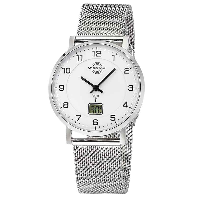 Master Time MTLS-10740-12M Women's Radio-Controlled Watch with Mesh Strap 4260503039389