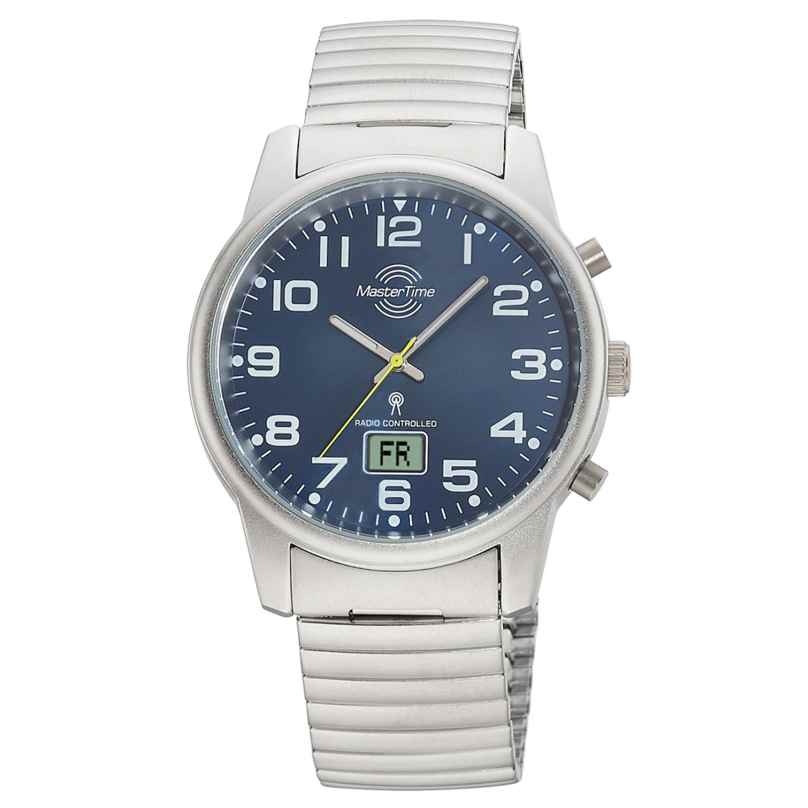 Master Time MTGA-10823-32M Men's Radio-Controlled Watch with Elastic Strap Blue 4260736032164