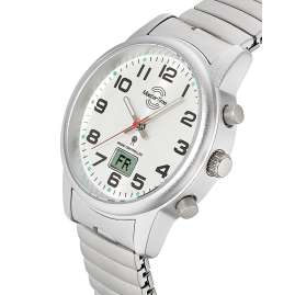 Master Time MTLA-10820-42M Ladies' Radio-Controlled Watch with Elastic Strap