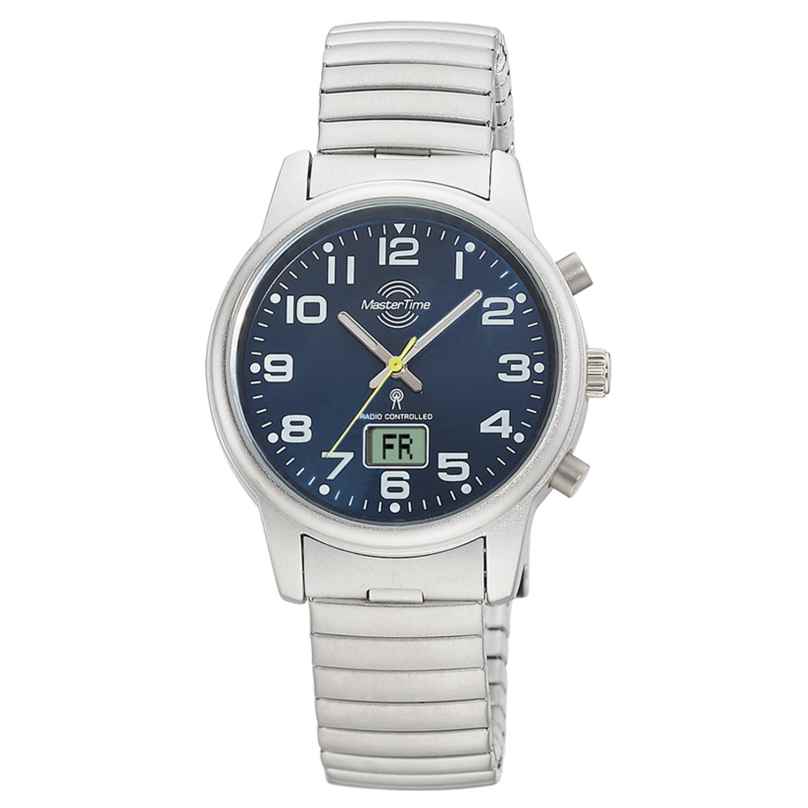 Master Time MTLA-10821-32M Women's Radio-Controlled Watch with Elastic Strap Blue 4260736032140