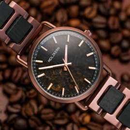 Holzkern Wristwatch Quartz Espressino Coffee/Maple