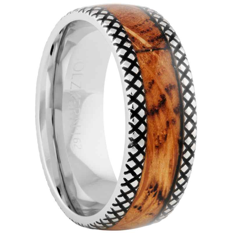 Holzkern Herrenring Sumo Whiskeyholz/Wolfram