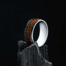 Holzkern Herrenring Sumo Whiskeyholz/Wolfram