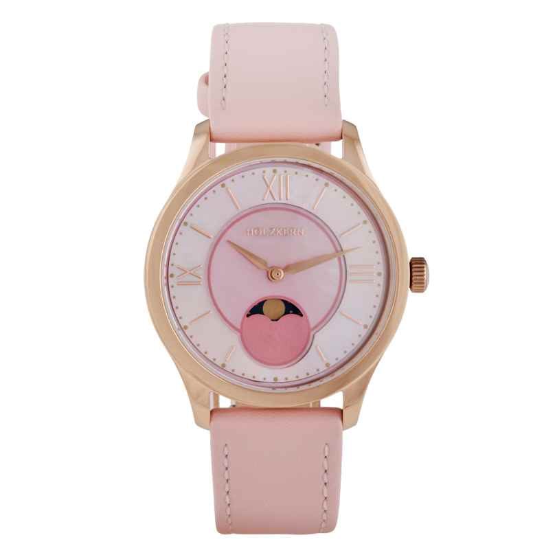 Holzkern Damen-Armbanduhr Moonray Perlmutt/Rosa 9010631023843