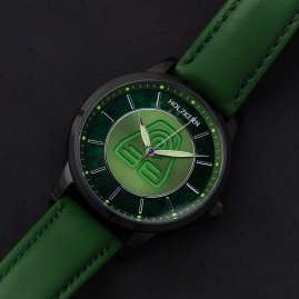 Holzkern Unisex Wristwatch Avatar™ Earth Kingdom Agate/Green