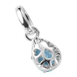 Thomas Sabo CC1331-699-1 Charm-Anhänger Tropfen Hellblau Connect Silber