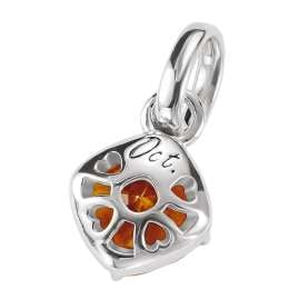 Thomas Sabo CC1338-699-6 Charm-Anhänger Orange Connect Silber