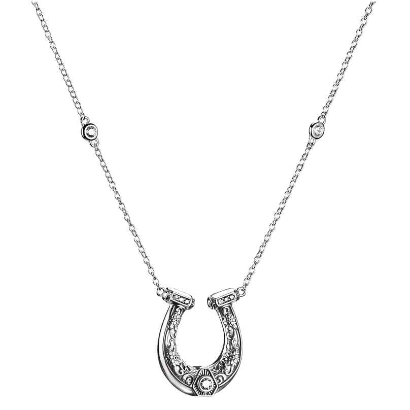 Thomas Sabo KE2343-643-14-L50V Damen-Halskette Elyndra Hufeisen Silber 4051245620733