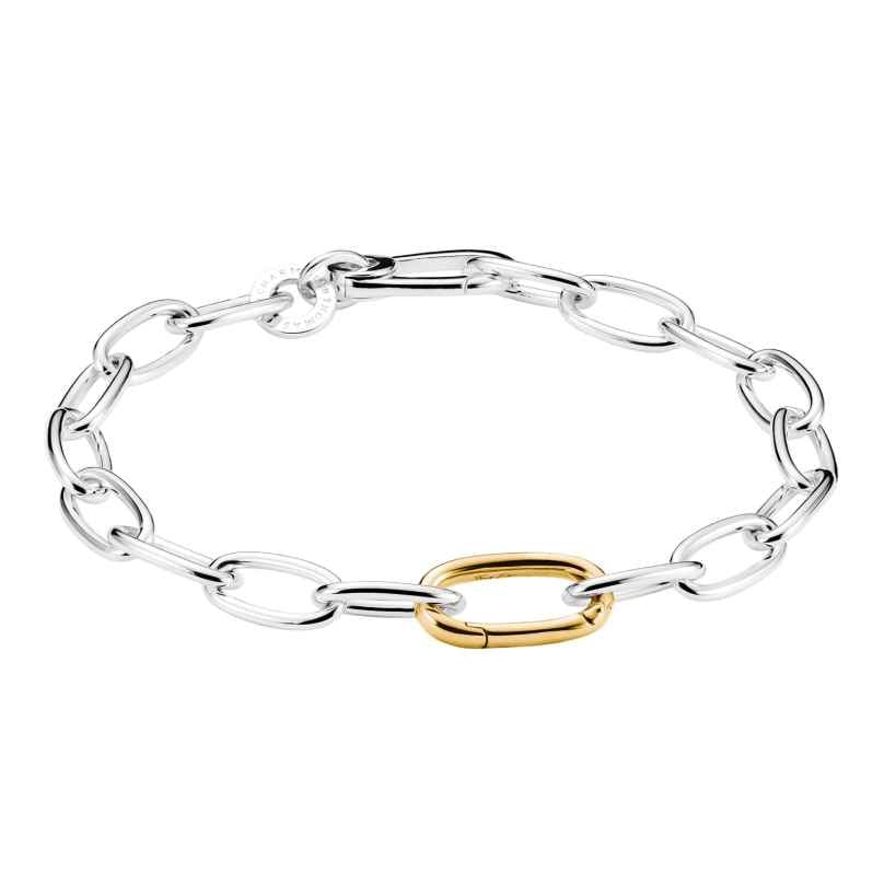 Thomas Sabo C1204-413-7 Charm-Armband Zweifarbig mit Connect-Link