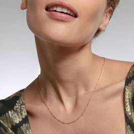 Thomas Sabo KE1890-413-39-L42V Women's Belcher Chain Necklace Gold Tone