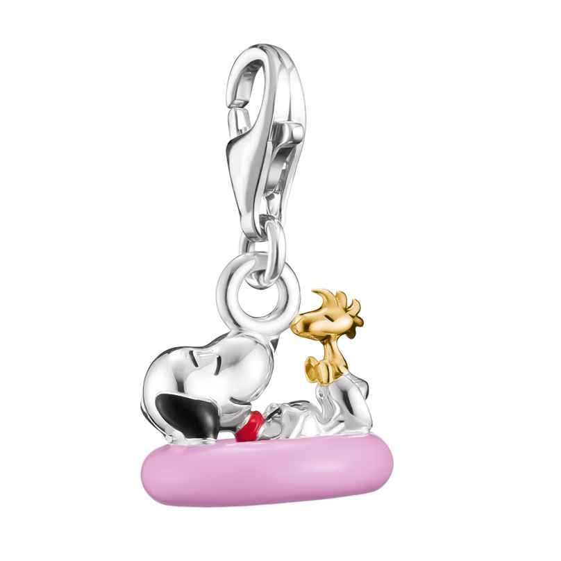 Thomas Sabo 2244-427-7 Charm Snoopy Woodstock und Schwimmring 925 Silber 4051245636468