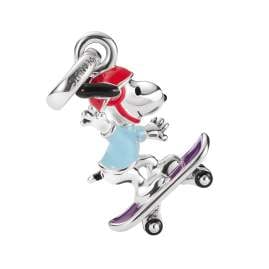 Thomas Sabo CC1346-664-7 Connect Charm Snoopy auf Skateboard 925 Silber