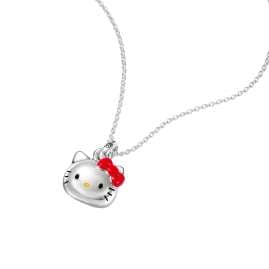Thomas Sabo KE2387-M06-7-L45V Damen-Halskette Hello Kitty Rote Schleife