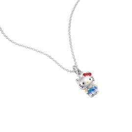 Thomas Sabo KE2389-M06-7-L45V Damen-Kette Hello Kitty Blaues Kleid