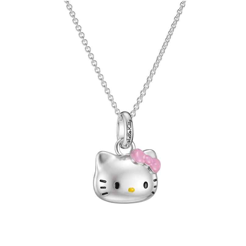 Thomas Sabo KE2392-M06-7-L45V Damen-Collier Hello Kitty Pinkfarbene Schleife 4051245641479