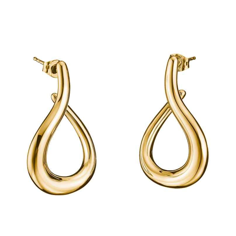 Thomas Sabo CR769-M01-39 Damen-Ohrringe Creolen Geschwungen Vergoldet 4051245638158