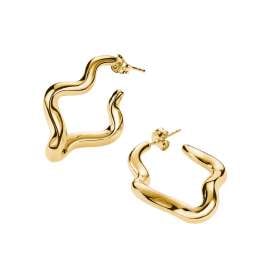 Thomas Sabo CR771-M01-39 Damen-Ohrringe Creolen in Wellenform Vergoldet