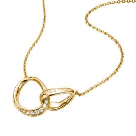 Thomas Sabo KE2378-M01-14-L45V Damen-Kette Together Vergoldet mit Zirkonia