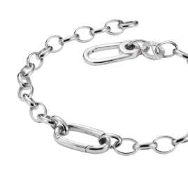 Thomas Sabo C1202-M02-21-L17 Damen Charm-Armband Connect silberfarben