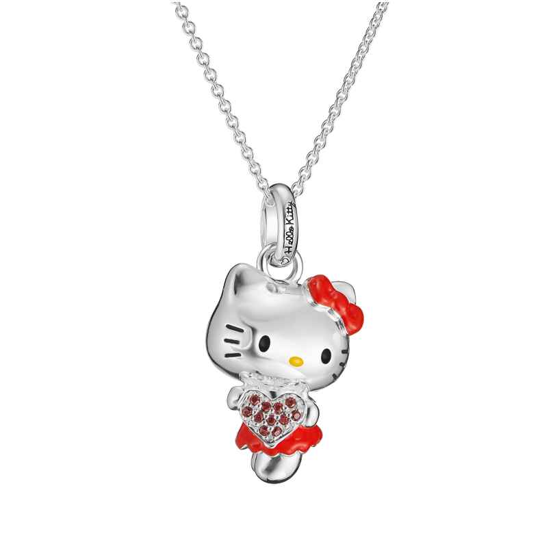 Thomas Sabo KE2390-M06-10-L50V Damen-Kette Hello Kitty Herz Rot 4051245641455