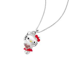 Thomas Sabo KE2390-M06-10-L50V Damen-Kette Hello Kitty Herz Rot