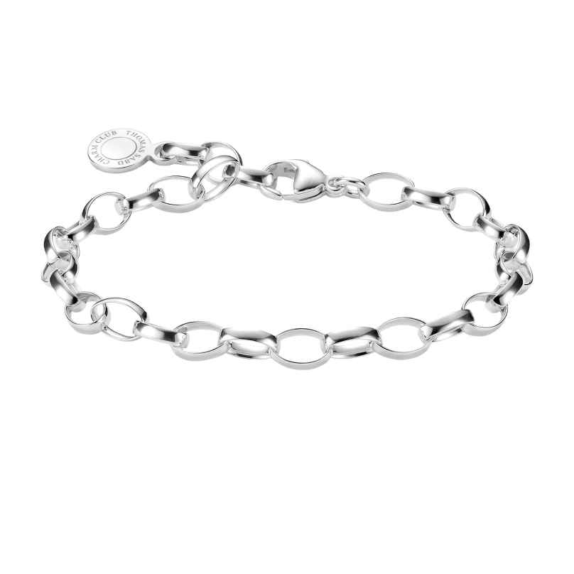 Thomas Sabo X0031-M02-21 Damen Charm-Armband 925 Silber