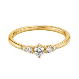 Thomas Sabo TR2324-M01-14 Women's Ring Gold-Plated with Cubic Zirconia