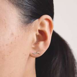 Thomas Sabo H2366-051-14 Ladies´ Stud Earrings Silver Wave