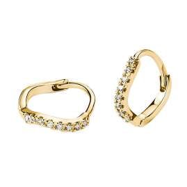 Thomas Sabo H2366-M01-14 Ladies´ Earrings Wavy Gold Tone