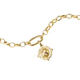 Thomas Sabo CC1348-M01-14 Charm-Anhänger Globus Goldfarben