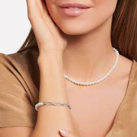 Thomas Sabo A2031-167-14-L19v Ladies' Bracelet Links and Pearls