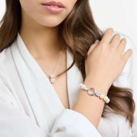 Thomas Sabo A2072-167-14 Damen-Armband Perlen Silber