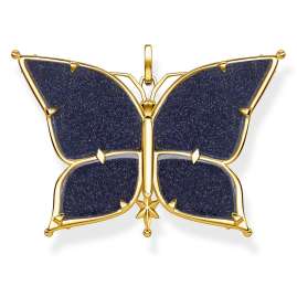 Thomas Sabo PE925-963-7 Pendant Butterfly Star & Moon Gold Tone large
