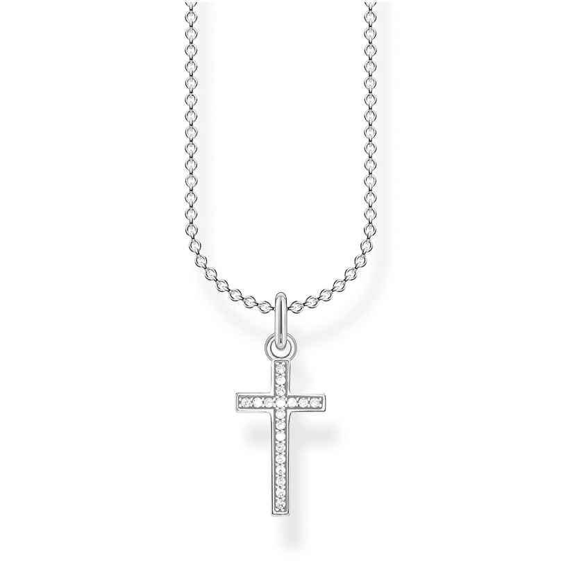 Thomas Sabo KE2043-051-14-L45v Ladies´ Necklace Cross with Cubic Zirconia 4051245488173