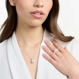 Thomas Sabo KE2163-167-14-L45v Women's Necklace Pearl with White Stone