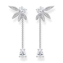 Thomas Sabo H2105-051-14 Earrings Leaves with Chain Silver