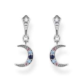 Thomas Sabo H2204-945-7 Ladies' Drop Earrings Royalty Moon Silver