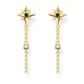 Thomas Sabo H2208-971-7 Ladies' Drop Earrings Royalty Star Gold Tone